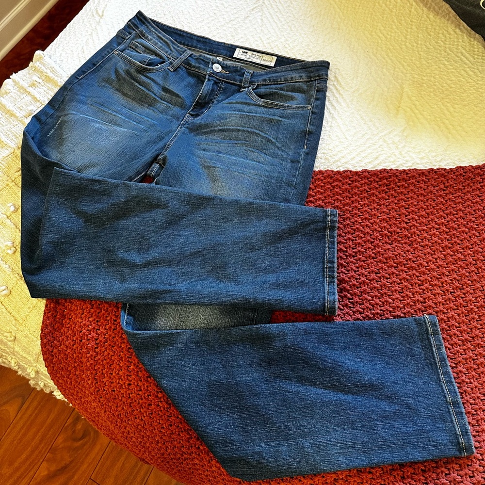 I&M black label mid rise flex skinny - pre washed